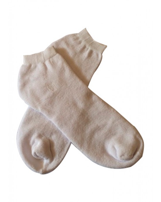 Meia soquete branca